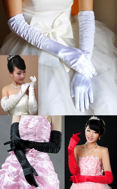Women Extra-long Gloves (Multi-color)