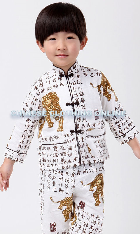 Boy's Long-sleeve Mandarin Suit (RM)