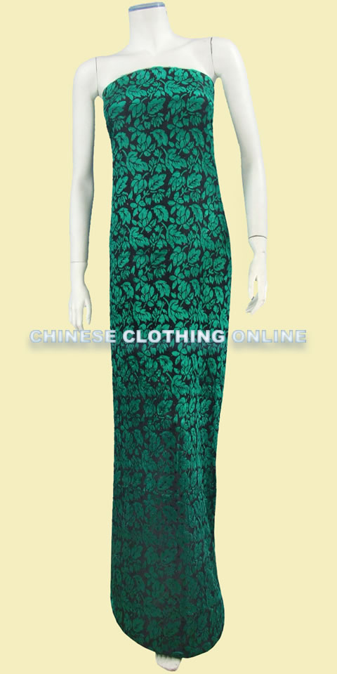 Fabric - See-through Embroidery Velvet Gauze (Green)