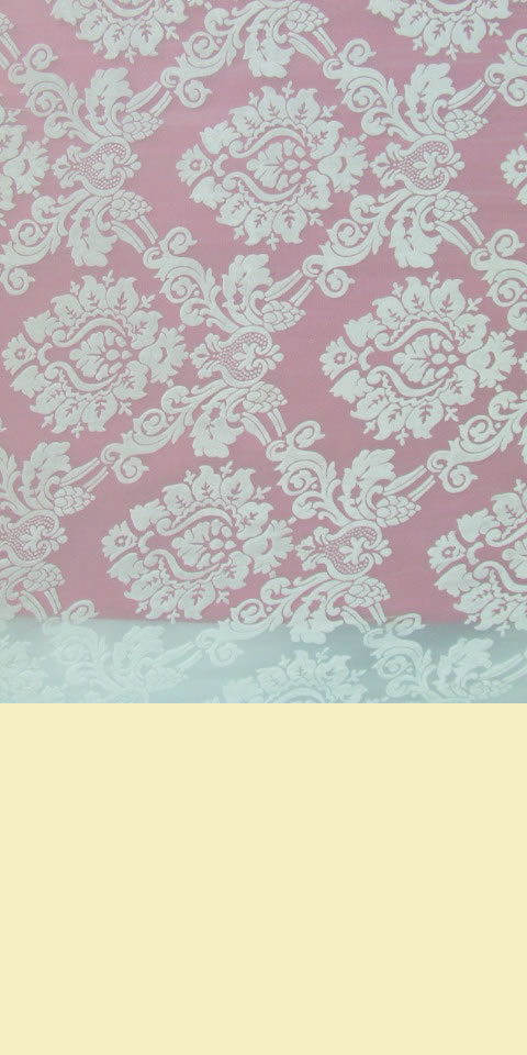 Fabric - See-through Embroidery Velvet Gauze (White)