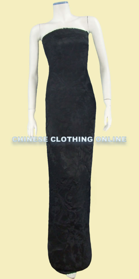 Fabric - See-through Embroidery Silk Velvet Gauze (Black)