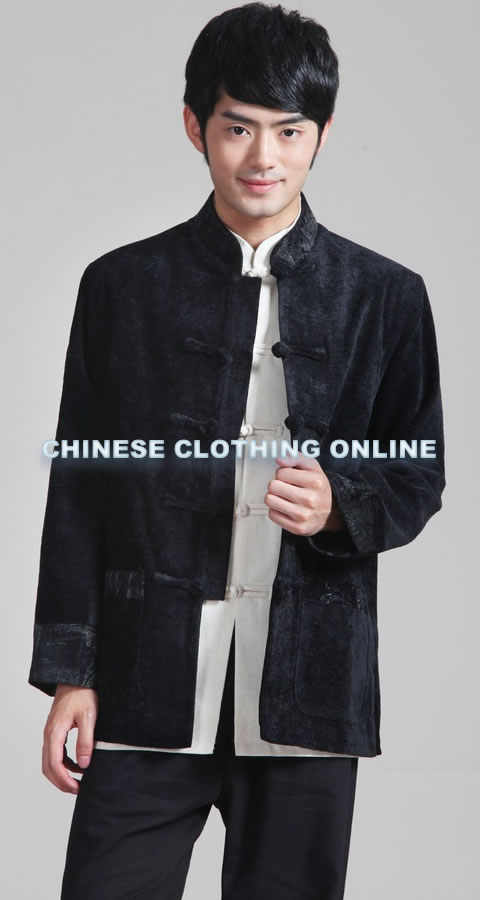 Mandarin Chenille Fabric Jacket (RM)