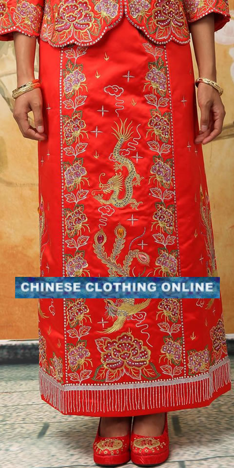Handmade Dragon and Phoenix Qungua