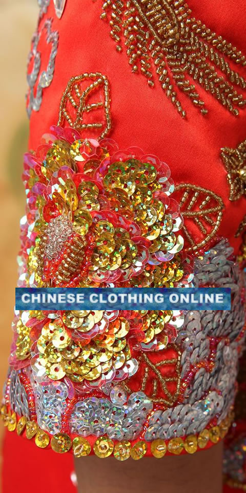 Luxurious Handmade Dragon and Phoenix Qungua