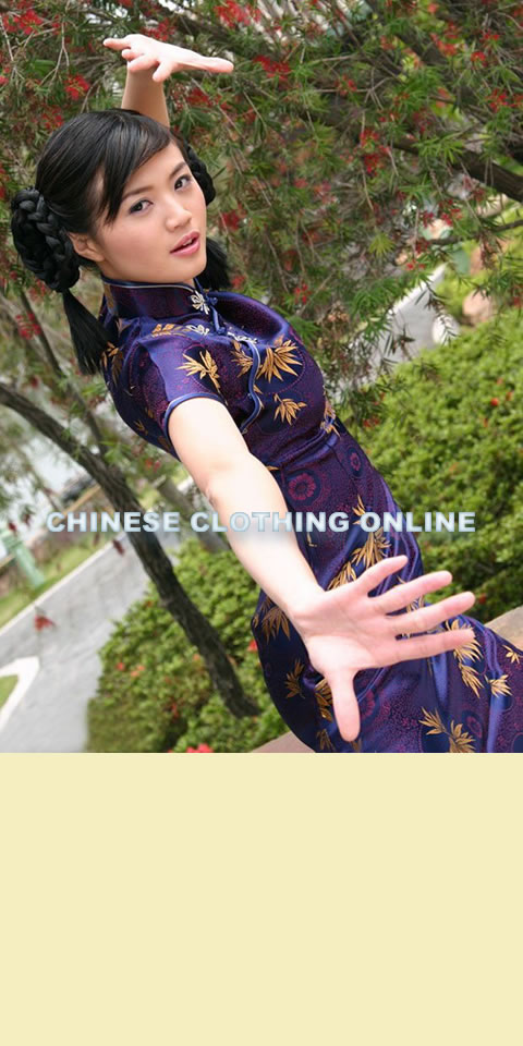 Short-sleeve Long-length Cheongsam (CM)