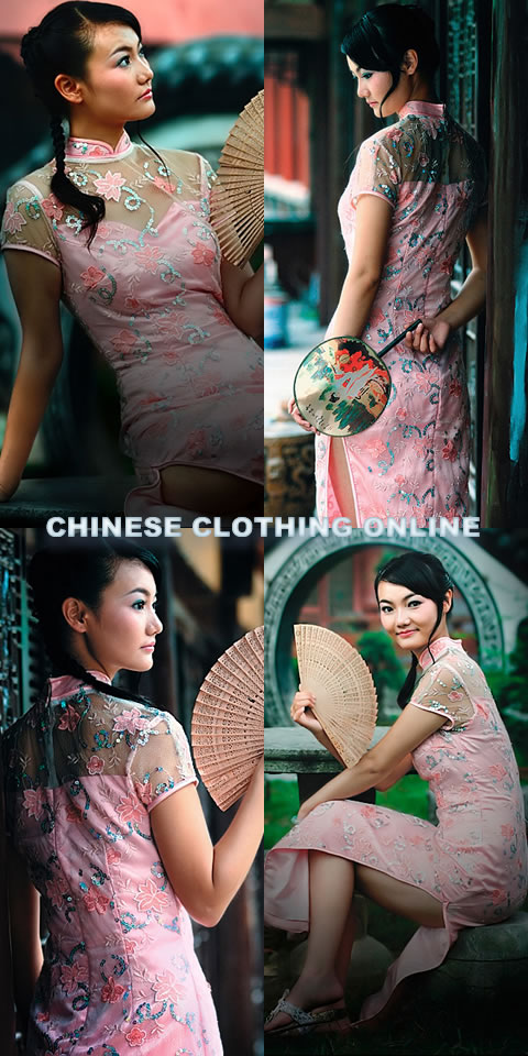 Short-sleeve Long-length Cheongsam (CM)