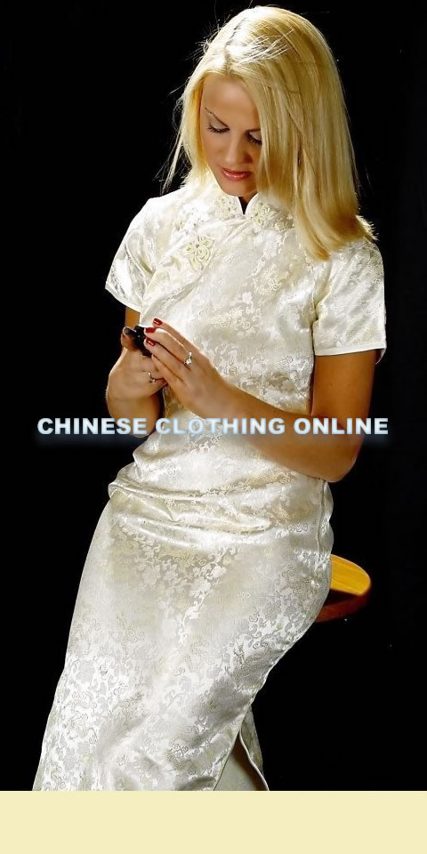Short-sleeve Long-length Cheongsam (CM)