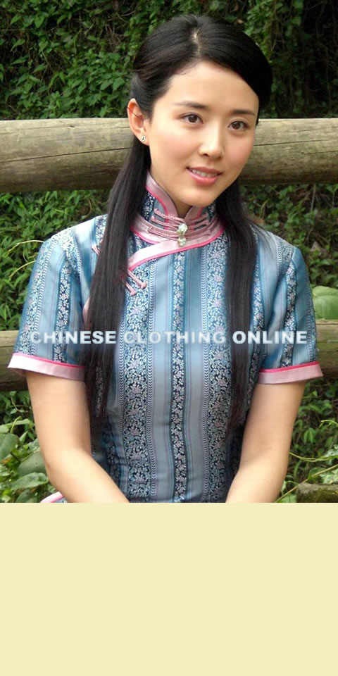 Short-sleeve Long-length Cheongsam (CM)