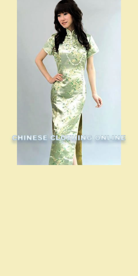 Short-sleeve Long-length Cheongsam (CM)