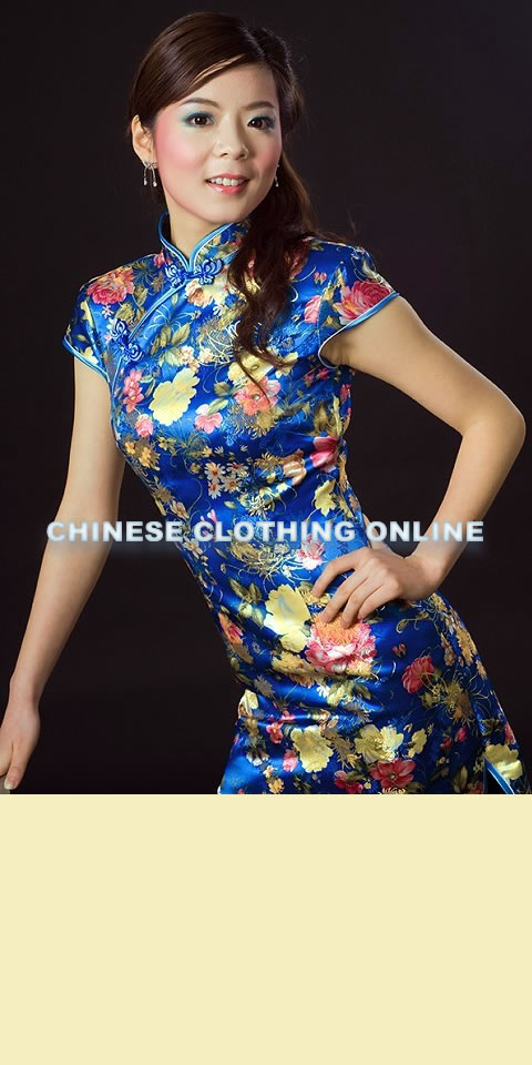 Cup-sleeve Long-length Cheongsam (CM)