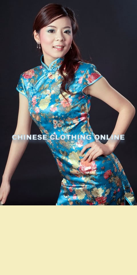 Cup-sleeve Long-length Cheongsam (CM)