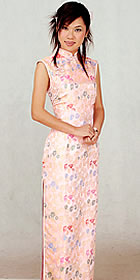 Sleeveless Long-length Cheongsam (CM)