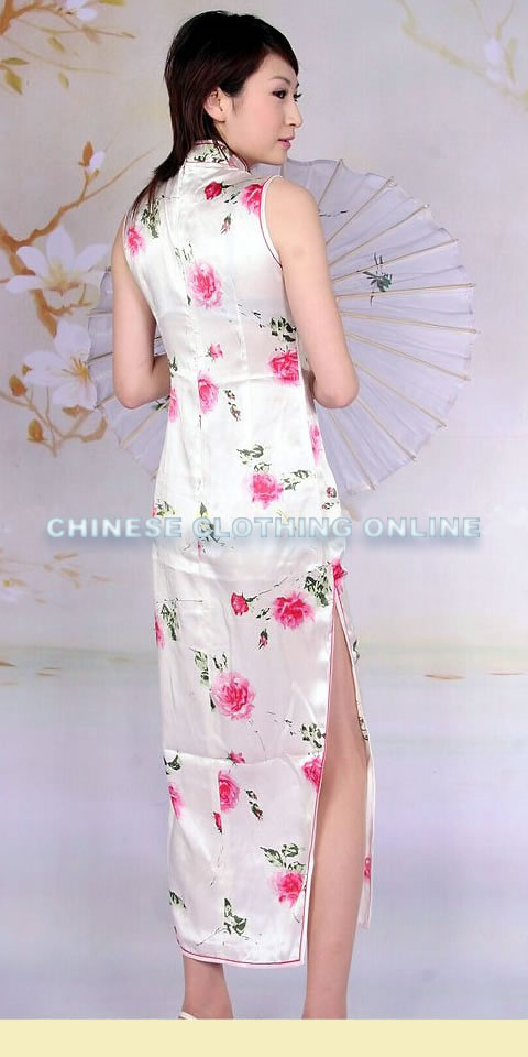 Sleeveless Long-length Cheongsam (CM)