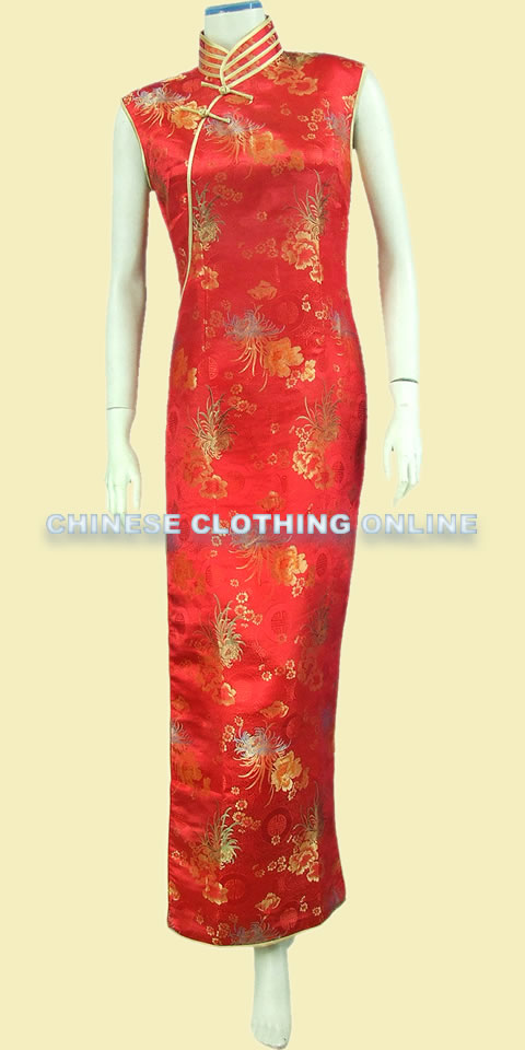 Fabric - Longevity & Chrysanthemum Brocade (Multicolor)