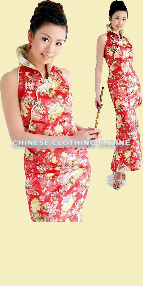 Cut-in Shoulders Fishtail Cheongsam (CM)
