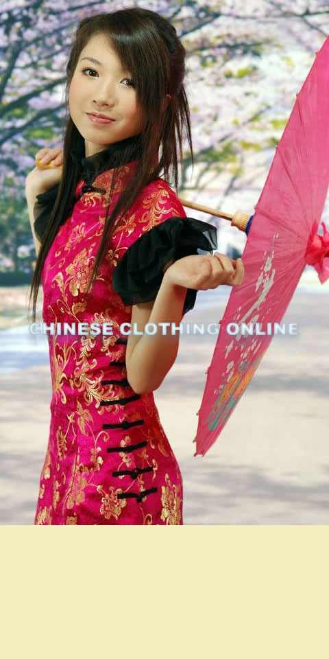 Short-sleeve Short-length Cheongsam (CM)