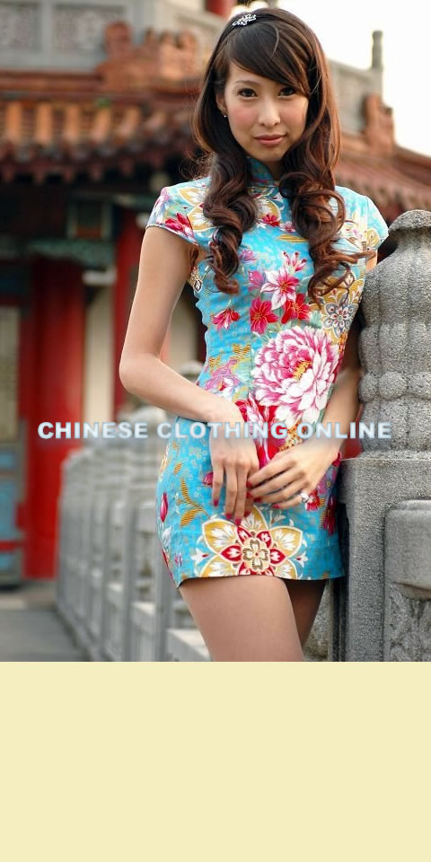 Cup-sleeve Short-length Cheongsam (CM)