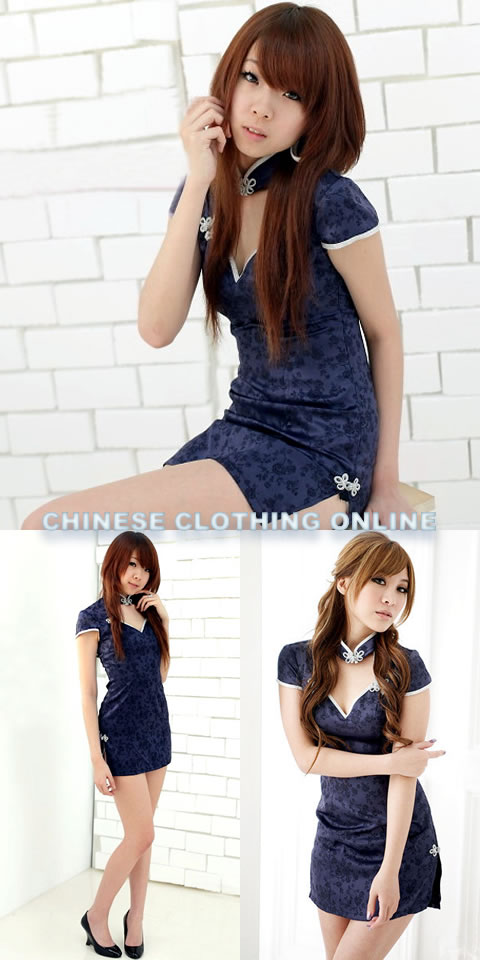 Cup-sleeve Short-length Cheongsam (CM)