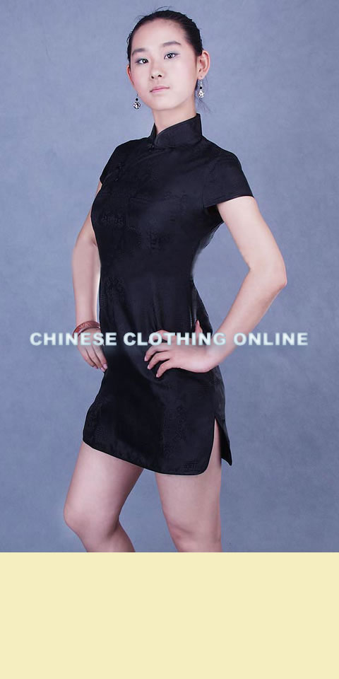 Short-sleeve Short-length Cheongsam (CM)