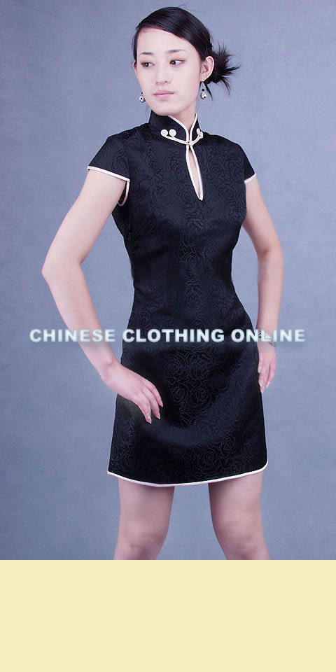 Cup-sleeve Short-length Cheongsam (CM)
