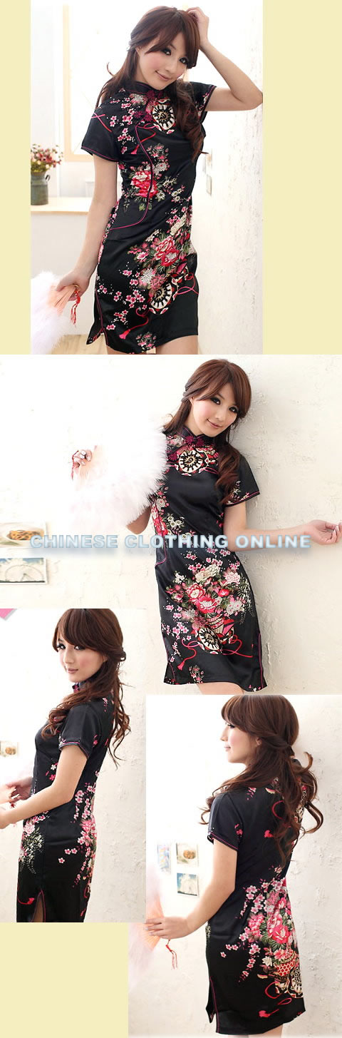Short-sleeve Short-length Cheongsam (CM)