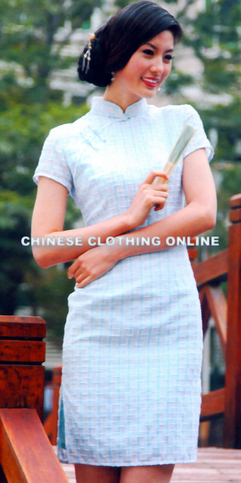 Short-sleeve Short-length Cheongsam (CM)