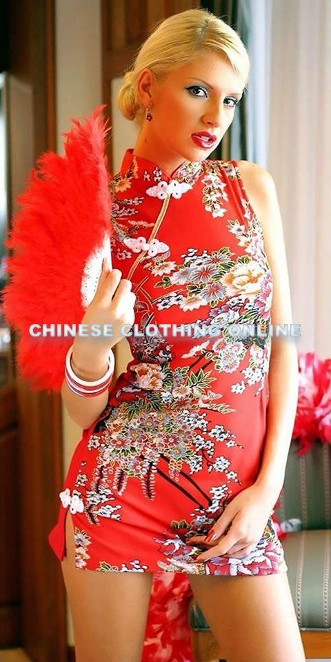 Sleeveless Short-length Cheongsam (CM)