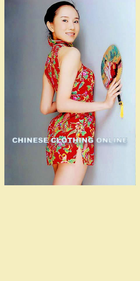 Cut-in Shoulders Short-length Cheongsam (CM)