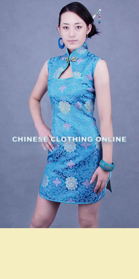 Sleeveless Short-length Cheongsam (CM)