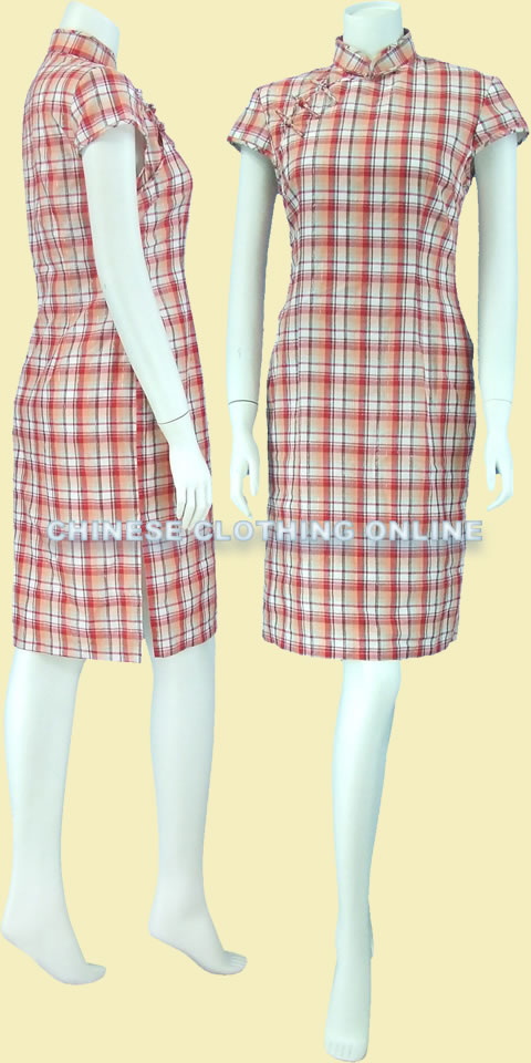 Cup-sleeve Mid-length Cheongsam (CM)