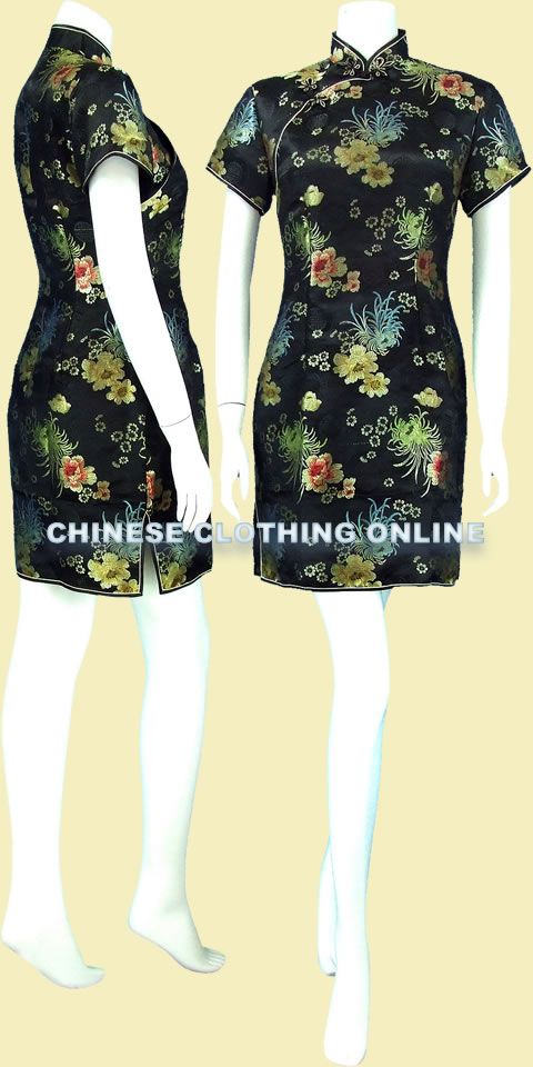 Short-sleeve Mid-length Cheongsam (CM)