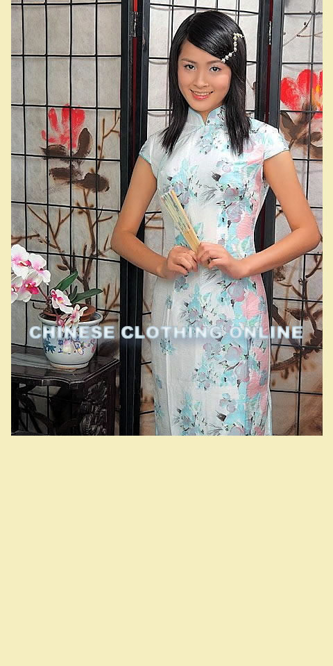 Cut-in-shoulder Magnificent Short-length Cheongsam (CM)