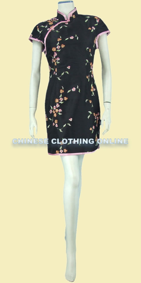 Short-sleeve Mid-length Cheongsam (CM)