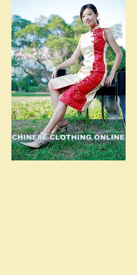 Sleeveless Mid-length Cheongsam (CM)