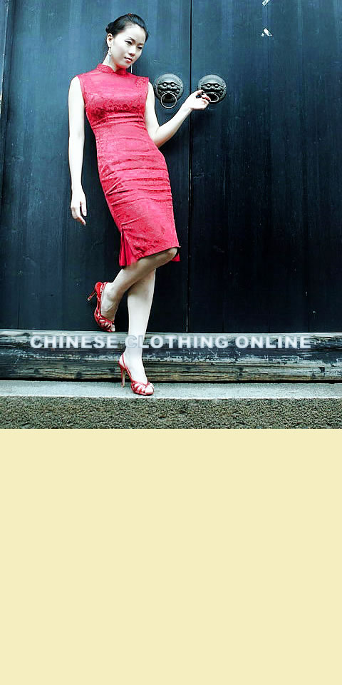Sleeveless Mid-length Cheongsam (CM)