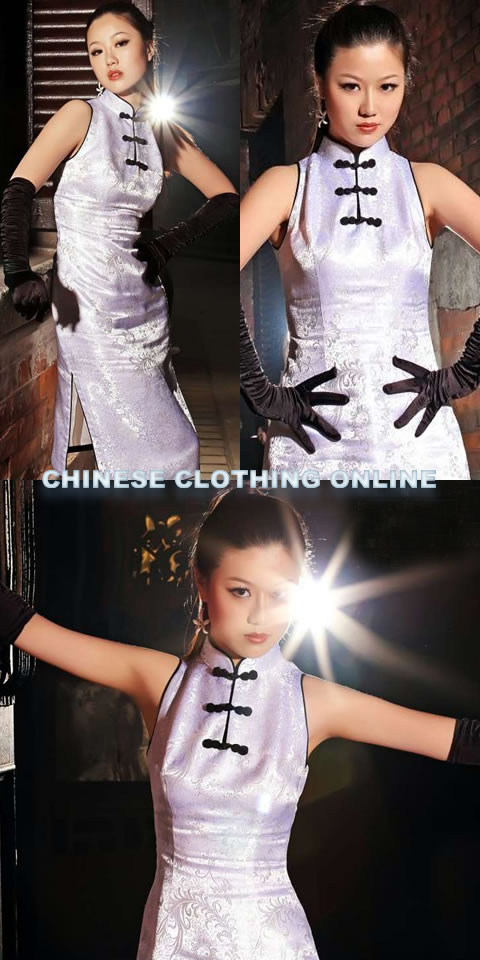 Sleeveless Mid-length Cheongsam (CM)