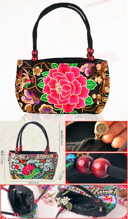 Ethnic Embroidery Handbag