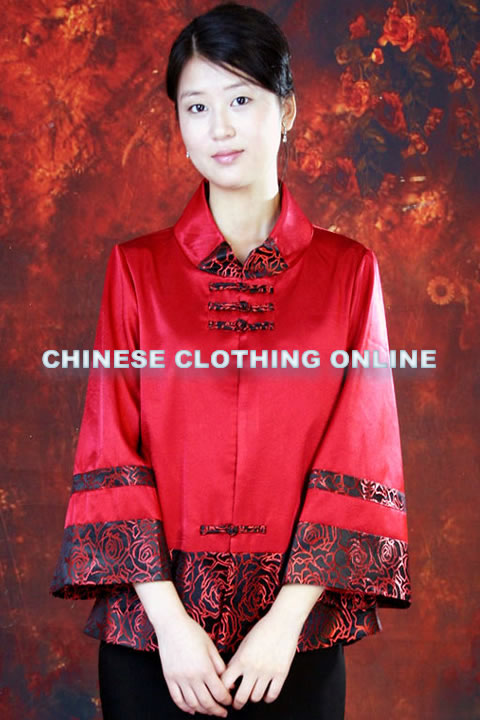 Long-sleeve Mandarin Blouse (CM)