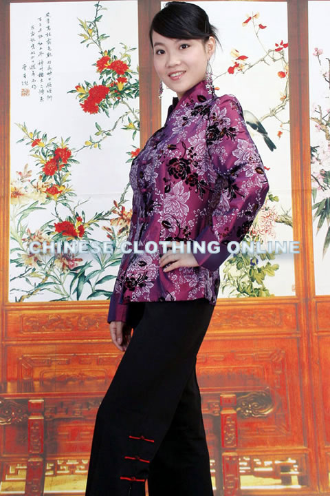 Long-sleeve Mandarin Blouse (CM)