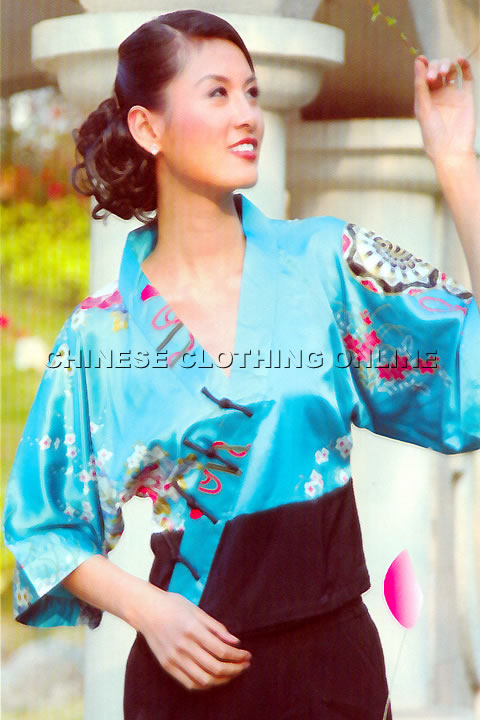 Long-sleeve Mandarin Blouse (CM)