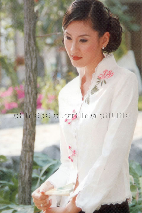 Long-sleeve Mandarin Blouse (CM)