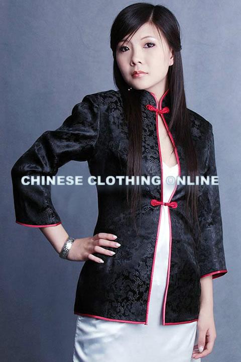 3/4-Sleeves Mandarin Jacket (CM)