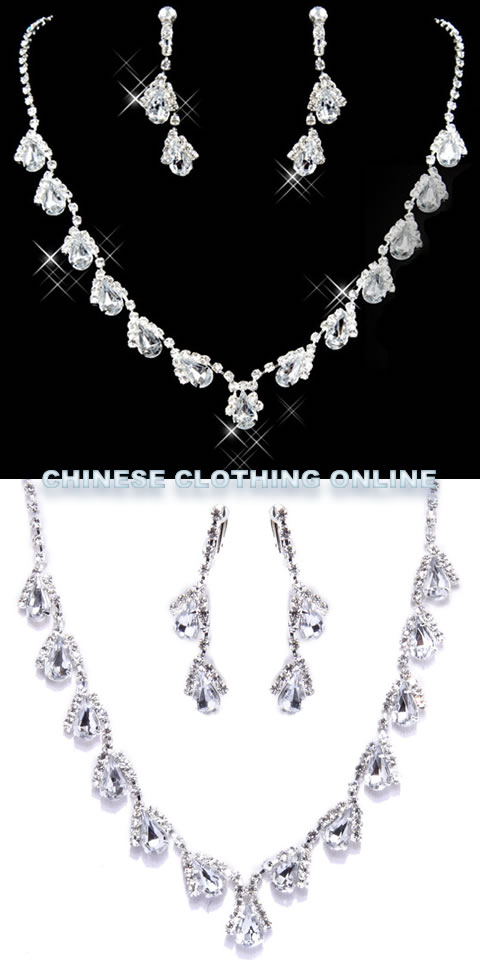 Bridal Necklace and Earrings Set