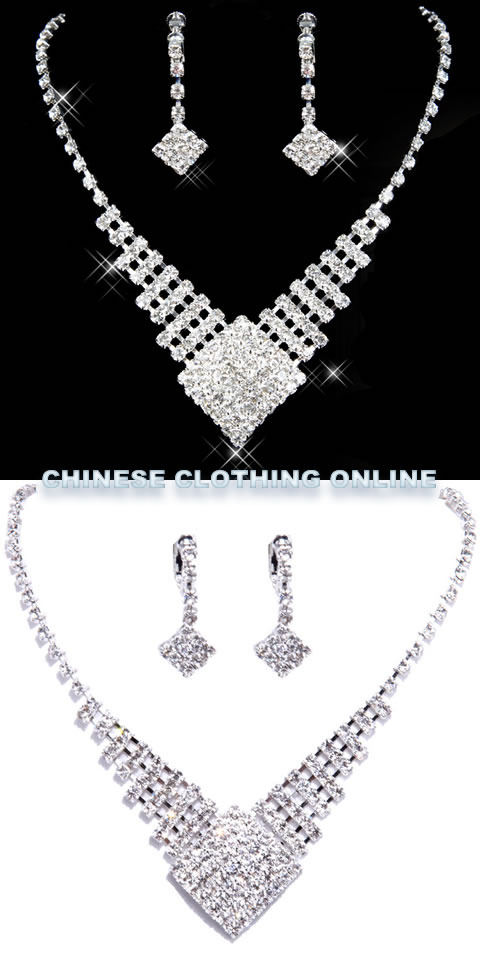 Bridal Necklace and Earrings Set