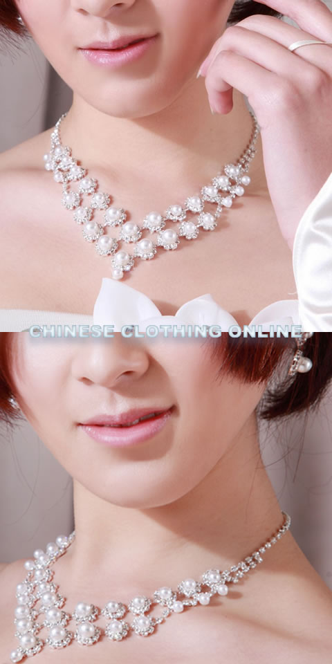 Bridal Necklace and Earrings Set