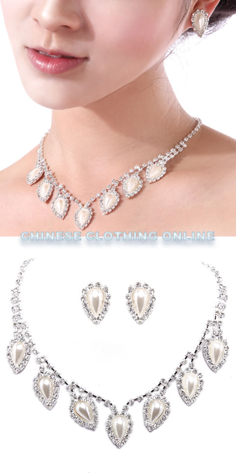 Bridal Necklace and Earrings Set