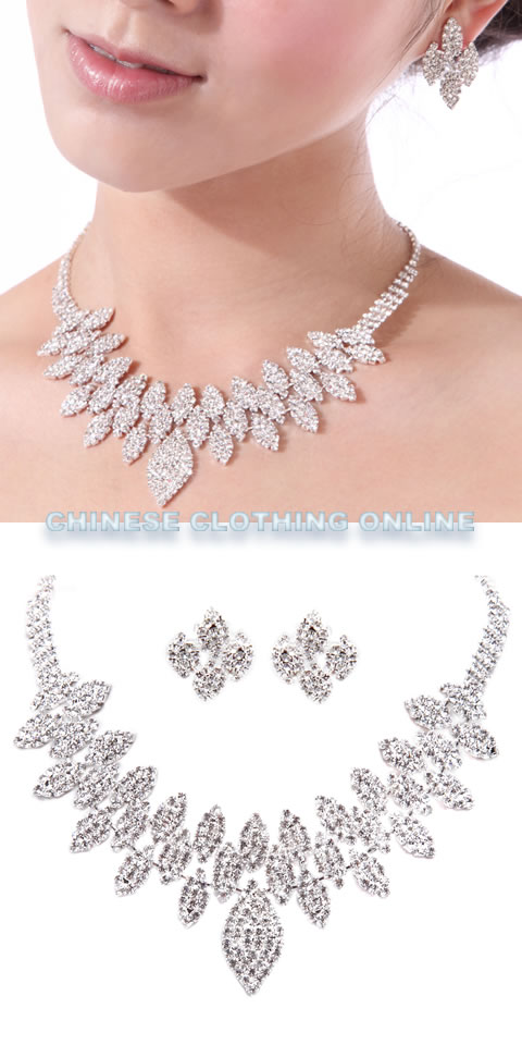 Bridal Necklace and Earrings Set
