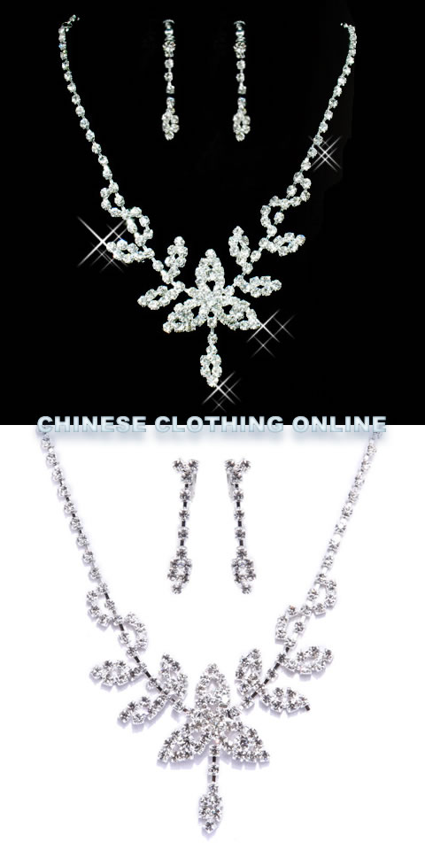 Bridal Necklace and Earrings Set