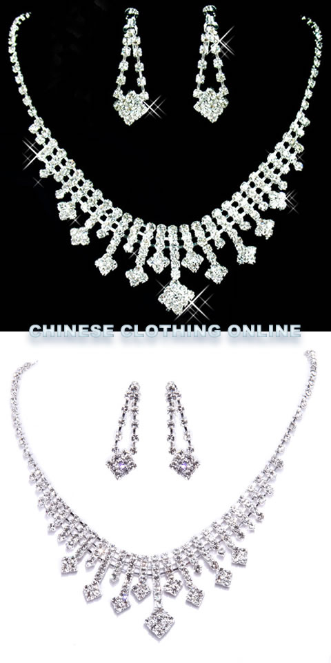 Bridal Necklace and Earrings Set