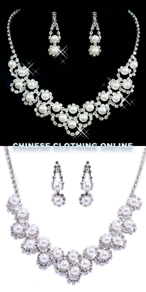 Bridal Necklace and Earrings Set